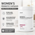BRBR Women's Probiotics – 6 Active Strains with Cranberry & D-Mannose, 30 Capsules